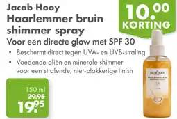 Gezond & Wel Jacob Hooy Haarlemmer bruin shimmer spray aanbieding