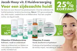 Gezond & Wel Jacob Hooy vit. E Huidverzorging aanbieding