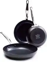 Bol.com GreenPan Barcelona Infinity Pro Braadpannenset - 3 delig - Keramisch aanbieding
