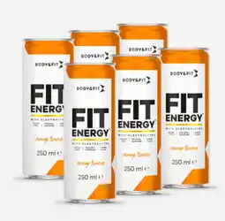 Joybuy Body&Fit Fit Energy Drink Sinaasappel 1500 ml (6 Blikken) aanbieding