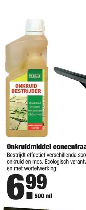 ALDI Onkruidmiddel concentraat 500 ml aanbieding