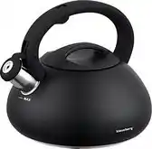 Bol.com Fluitketel Mat Zwart Waterkoker 2.7 L ‘’Carbon‘’ RVS aanbieding