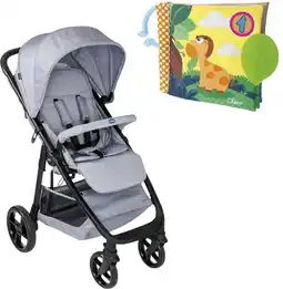 Bol.com Chicco bundel - Buggy Multiride - Light Grey & Babyboekje Junior 19 X 19 Cm Polyester Geel/groen aanbieding