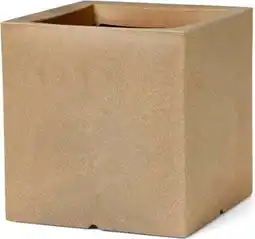 Intratuin Capi Europe bloempot Smooth beige 40 x 40 x 40 cm aanbieding