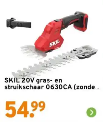GAMMA SKIL 20V gras en struikschaar 0630CA aanbieding
