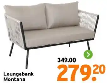 GAMMA Loungebank Montana aanbieding