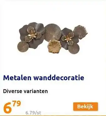 Action Metalen Wanddecoratie aanbieding