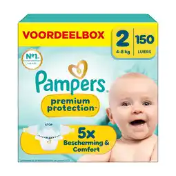 Etos Pampers Premium Protection Voordeelbox Luiers Maat 2 4-8 KG 150 stuks aanbieding