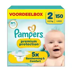 Etos Pampers Premium Protection Voordeelbox Luiers Maat 2 4-8 KG 150 stuks aanbieding