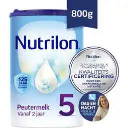 Etos Nutrilon 5 Peutermelk Flesvoeding Vanaf 2 Jaar 800 GR aanbieding