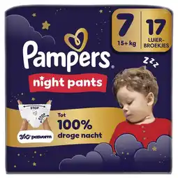 Etos Pampers Baby Dry Night Pants Luierbroekjes Maat 7 15+ KG 17 stuks aanbieding