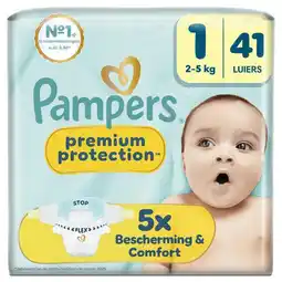 Etos Pampers Premium Protection Luiers Maat 1 2-5 KG 41 stuks aanbieding