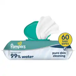 Etos Pampers 99% Water Billendoekjes 60 stuks aanbieding