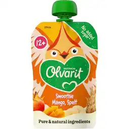Etos Olvarit Knijpfruitzakje Mango Smoothie Spelt aanbieding