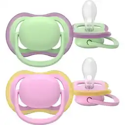 Etos Philips Avent Ultra Air Fopspeen 6-18M SCF087/12 2 stuks aanbieding