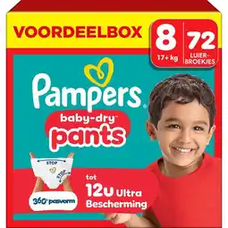Etos Pampers Baby Dry Pants Voordeelbox Luierbroekjes Maat 8 17KG 72 stuks aanbieding