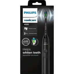 Etos Philips Sonicare 4100 Elektrische Tandenborstel Zwart HX3681/54 aanbieding