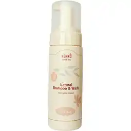 Etos Kenkô Baby & Kids Natural Wash and Shampoo Mousse 150ML aanbieding