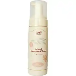 Etos Kenkô Baby & Kids Natural Wash and Shampoo Mousse 150ML aanbieding