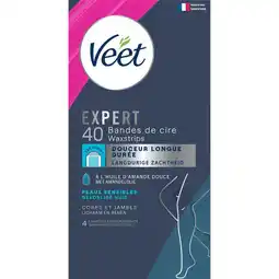 Etos Veet Expert Ontharingsstrips Lichaam & benen Gevoelige Huid 40 stuks aanbieding
