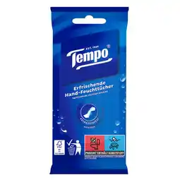 Etos Tempo Fresh To Go Classic Vochtige Doekjes 10 stuks aanbieding
