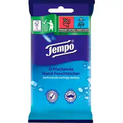 Etos Tempo Fresh To Go Classic Vochtige Doekjes 10 stuks aanbieding