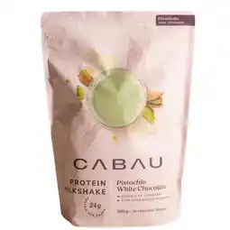 Etos Cabau protein milkshake pistache white chocolate 500 gram aanbieding