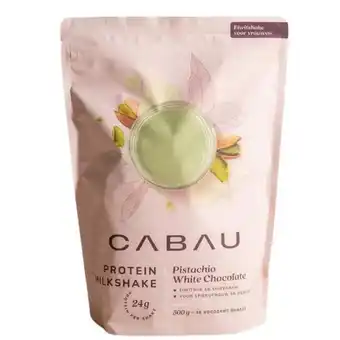 Etos Cabau protein milkshake pistache white chocolate 500 gram aanbieding