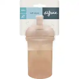 Etos Difrax Anti-Lek Rietjesbeker Mocha aanbieding