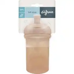 Etos Difrax Anti-Lek Rietjesbeker Mocha aanbieding