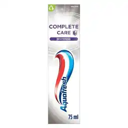 Etos Aquafresh Complete Care Crystal White Tandpasta 75 ML aanbieding