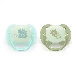 Etos Philips Avent Ultra Soft Nighttime Fopspeen 0-6M SCF094/01 2 stuks aanbieding