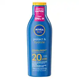 Etos NIVEA SUN Zonnebrand Protect & Hydrate Zonnemelk SPF 20 200 ML aanbieding