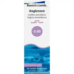 Etos Bausch + Lomb DagLenzen -3,00 30 stuks aanbieding