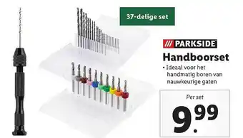 Lidl Parkside Handboorset aanbieding