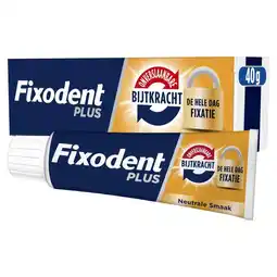Etos Fixodent Plus Duo Premium Kleefpasta 40 gram aanbieding