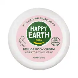 Etos Happy Earth 100% Natuurlijke Mama Care Belly & Body Cream 200 ML aanbieding