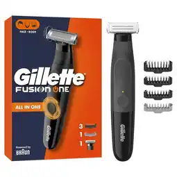 Etos Gillette Fusion One Hybrid Trimmer & Scheerapparaat aanbieding