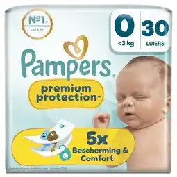 Etos Pampers Premium Protection Luiers Maat 0-3 KG 30 stuks aanbieding