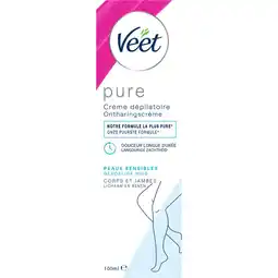 Etos Veet Ontharingscreme Gevoelige Huid Minima 100 ML aanbieding