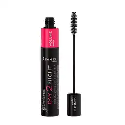 Etos Rimmel London Day 2 Night Mascara Black 1 stuk aanbieding