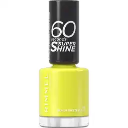 Etos Rimmel London 60 Seconds SuperShine Nagellak 155 Beach Breeze Please 8 ML aanbieding