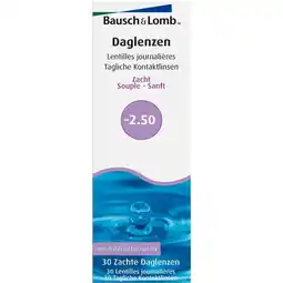 Etos Bausch + Lomb DagLenzen -2,50 30 stuks aanbieding