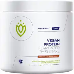 Etos Vitakruid Vegan Protein Chocolate Hazelnoot 494 GR aanbieding