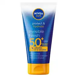 Etos NIVEA SUN Protect & Hydrate Invisible Finish SPF 50+ 150 ML aanbieding