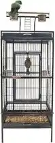 Bol.com Keddoc Vogelkooi Conure Swift - Vogelverblijven - 82x77.5x164 cm Antraciet aanbieding