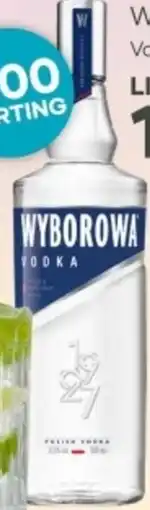 Mitra Wyborowa Vodka aanbieding