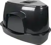 Bol.com Cat house prism 70 gt zen series black 56x70x46cm aanbieding