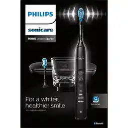 Etos Philips Sonicare 9000 Elektrische Tandenborstel Zwart HX9913/18 aanbieding