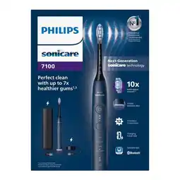 Etos Philips Sonicare 7100 Elektrische Tandenborstel Blauw HX7423/09� aanbieding